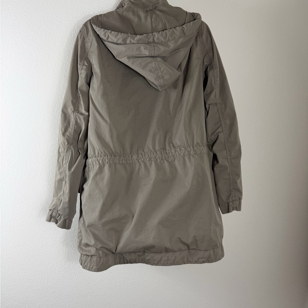 James Perse Khaki olive green parka Utility Jacket - Picture 4 of 7